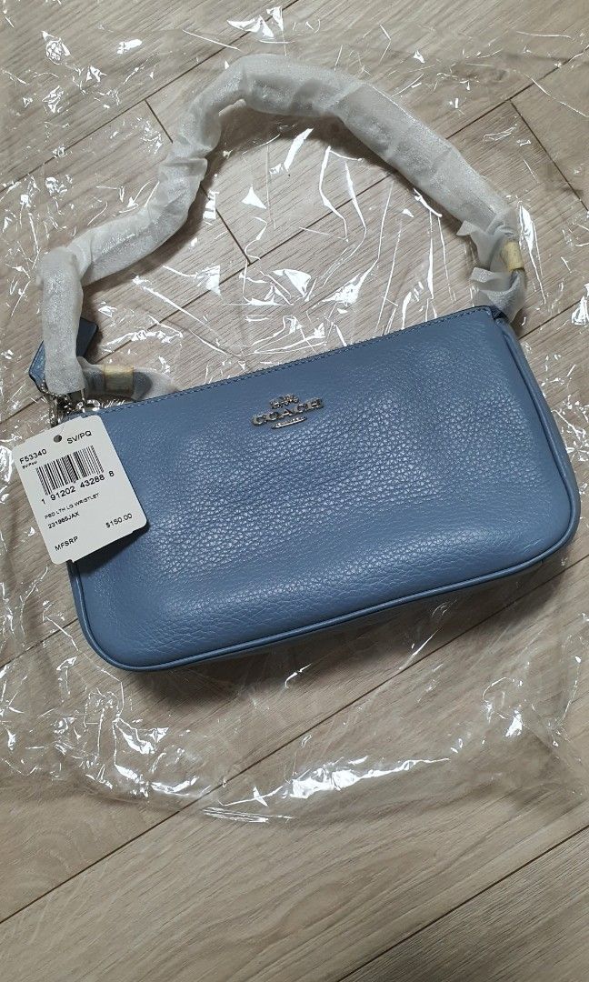 Brand New Coach Wristlet 19 women hand pouch wallet leather Large