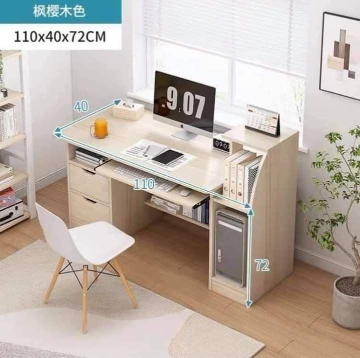 COMPUTER TABLE WITH DRAWER (Category: Tables & Sets) located in Manila. Submitted by bambooreye87652 (Listing ID 1303107274, Image 1). Description: 1700php COMPUTER TABLE WITH DRAWER COLOR AVAIL: SHALLOW WALNUT, BLUE, MAPLE CHERRY WOOD, WHITE SIZE AVAIL:100cm*40cm*92cm.