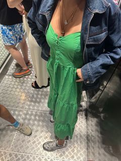 Corset Green Dress