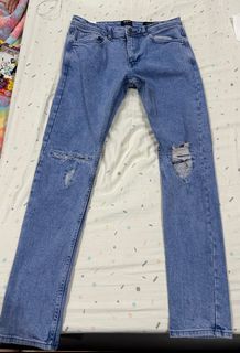 Cotton On men's super skinny distressed jeans size 32