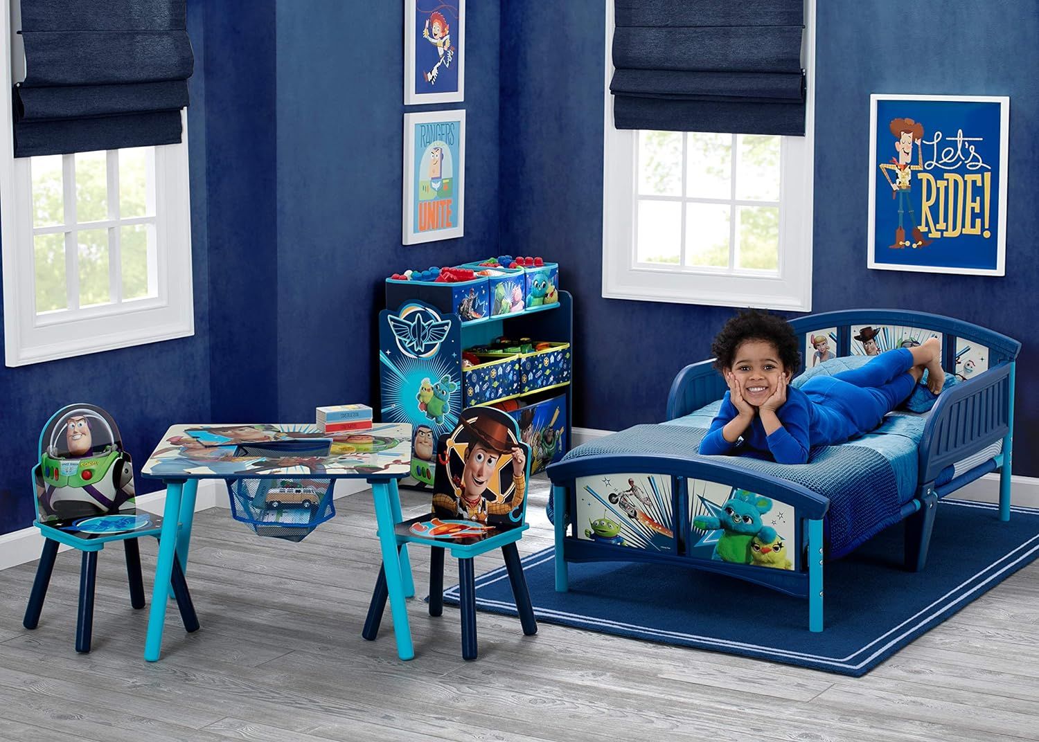 Delta Children Kids Table and Chair Set With Storage 2 Chairs Included Ideal for Arts Crafts Snack Time Homeschooling Homework More Disney Pixar Toy Story 4 Toy Story 4 Babies