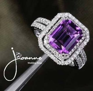 Engagement Ring / Amethyst Ring / Customized Ring