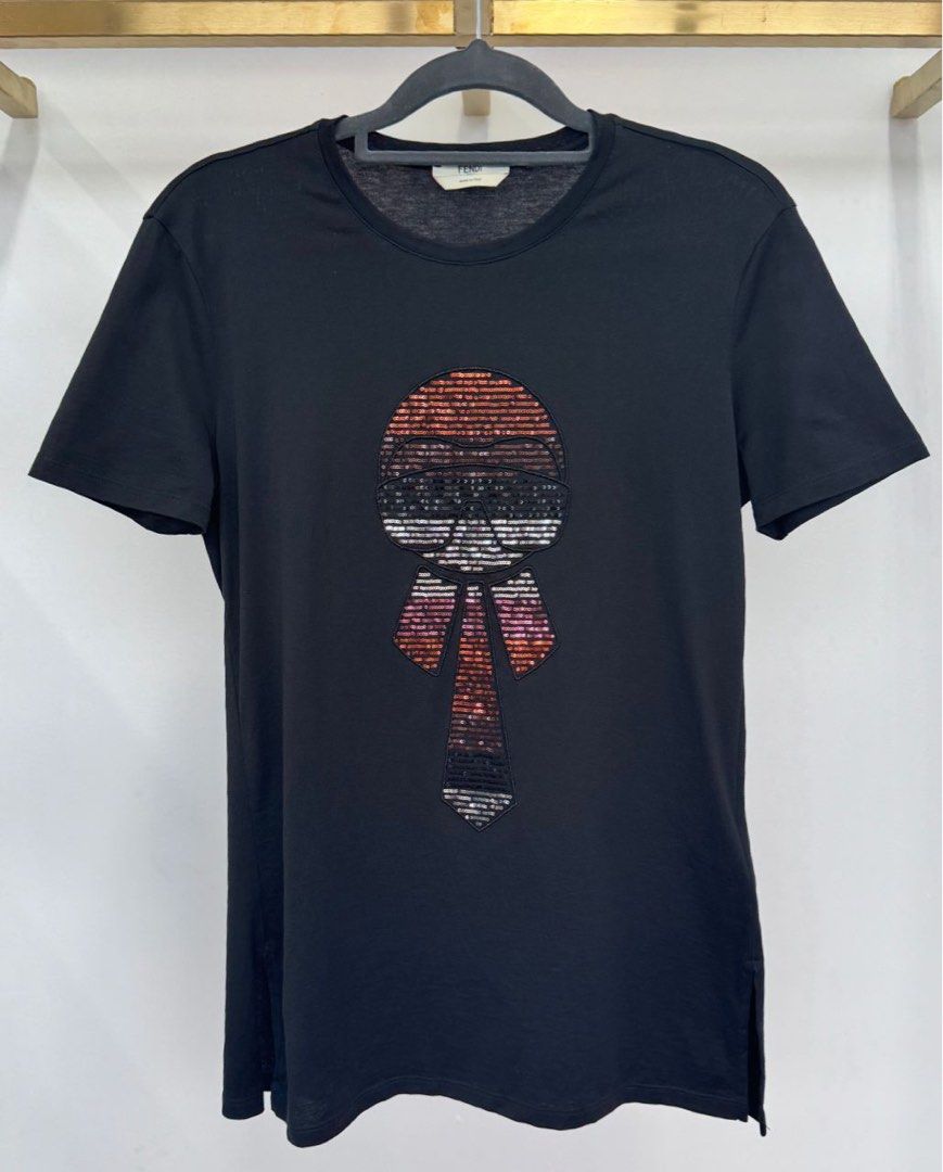 Fendi sequin t shirt online