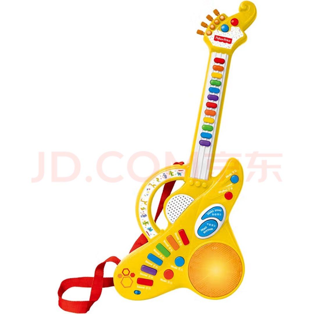 Fisher Price electric guitar, Babies Kids, Infant Playtime on