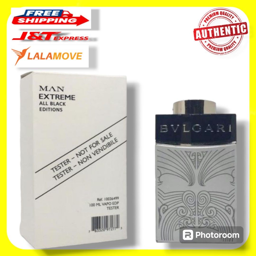 Bvlgari man extreme all black clearance