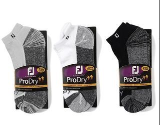 FJ Men's Sports Socks-Golf Socks-2 Pairs Pack
