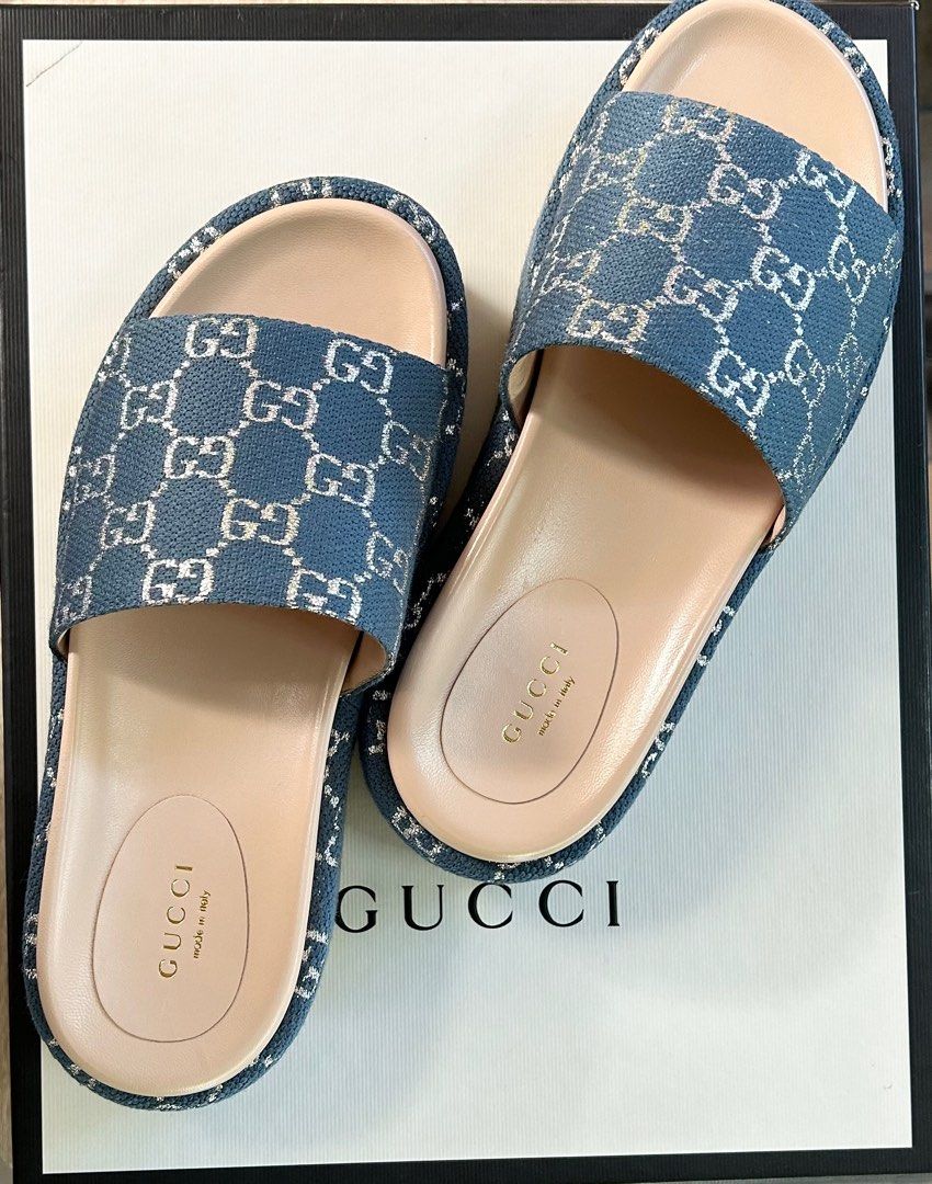 Gucci Angelina Platform Women s Fashion Footwear Sandals on Carousell