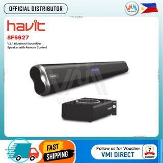 Havit SF5627 V2.1 Bluetooth Soundbar Speaker with Remote Control VMI DIRECT