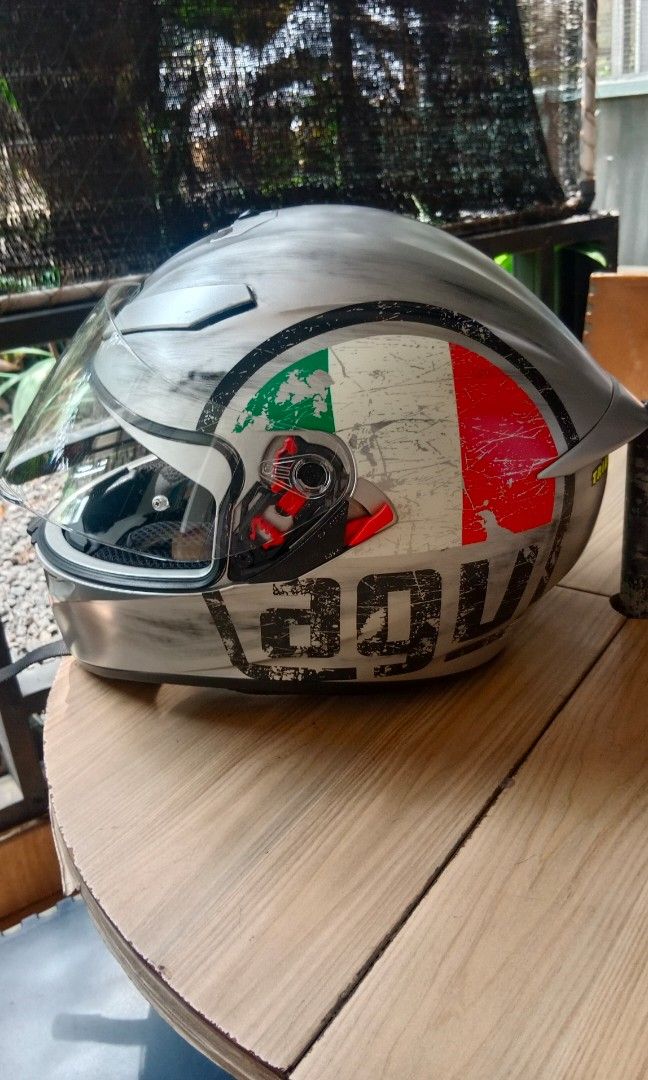 AGV K-3 SV SCUDETTO MATT SILVER サイズM AGV K3 SV Scudetto Helmet