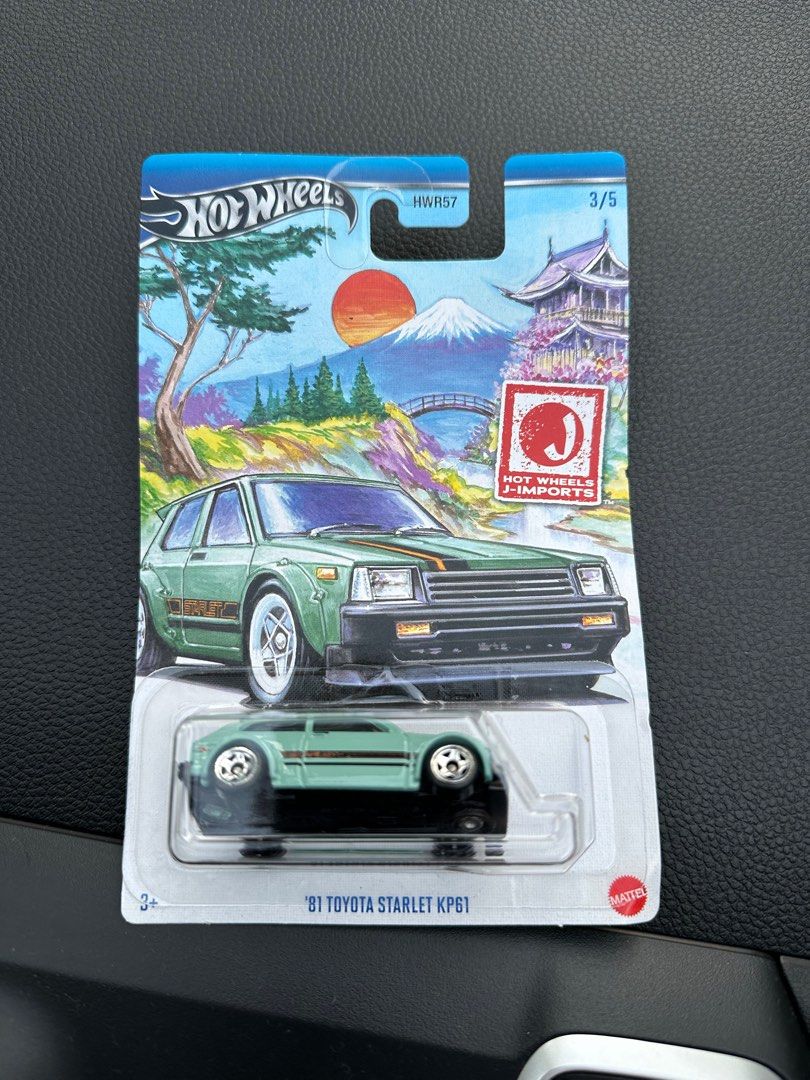 Hot Wheels Premium - Toyota Starlet KP61 - Occasion
