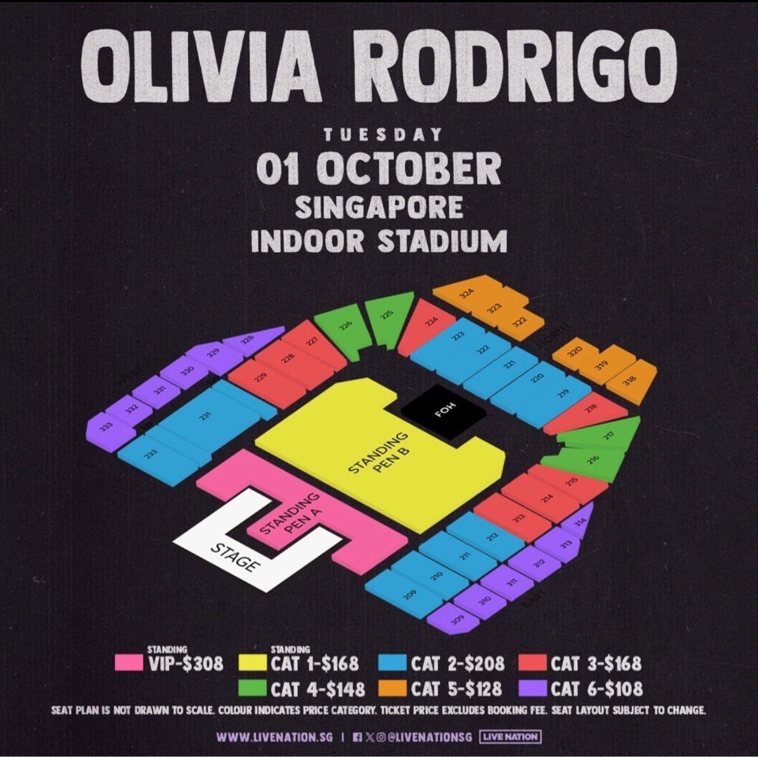 [HTB] *2ND SHOW ADDED* OLIVIA RODRIGO IN SINGAPORE 2024, Lifestyle