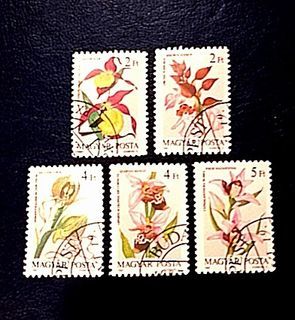 Hungary 1987 - Orchids 5v.(used)