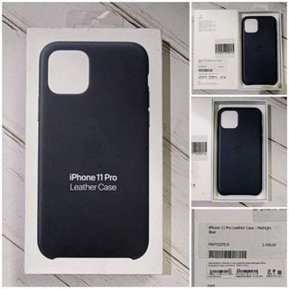 SALE : iPhone 11 Pro Leather Case - Midnight Blue