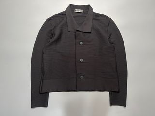 Issey Miyake Pleated Womens Button Up jacket