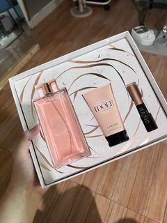 Lancome Idole eau de parfum coffret gift set 50ml Perfume + Mini lash + 50ml Body Cream