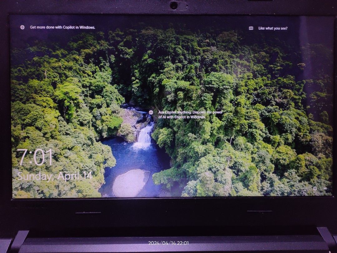 Lenovo Laptop Ideapad 100-14IBD (Category: Laptops & Notebooks) located in Bulacan. Submitted by livetiger_ca147c (Listing ID 1303209703, Image 1). Description: Well loved lenovo laptop Please see pics for specs Honest issue- crack sa top left side ng keyboard BUT I ALREADY HAD IT FIXED 🙂 Also IMPROVED STORAGE, using SSD na 😊 Battery can be upgraded too 😊 Windows 10 P4k PM for details 🙂.
