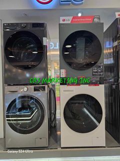 LG FRONTLOAD WASHER AND DRYER BUNDLE PROMO PERFECT PAIR STACKABLE and WASH TOWER FREE INSTALLATION