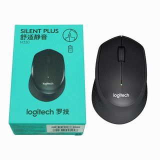 Logitech M330 Wireless Mouse Silent Mouse with 2.4GHz USB 1000DPI Optical Mouse for Office/Home