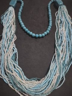 Long Glass Bead necklace