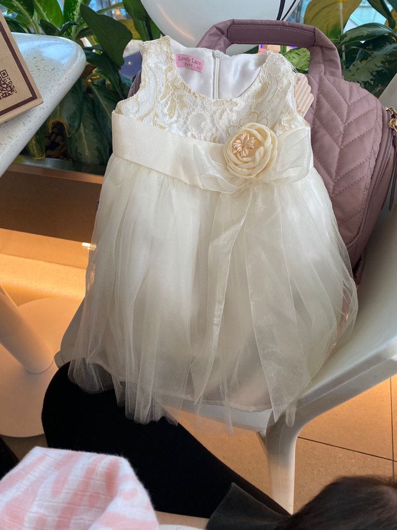 Lovely Lace baby dress 1 3 months Babies Kids Babies Kids Fashion on Carousell