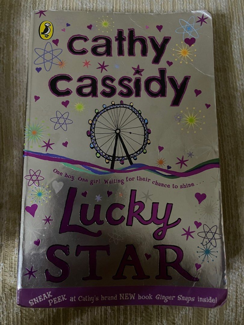 Lucky Star by Cathy Cassidy paperback book (Category: Storybooks) located in Pasig City. Submitted by happykatstore (Listing ID 1303200559, Image 1). Description: Cathy Cassidy Title: lucky star Adventure book Paperback Good condition Perfect for teens.