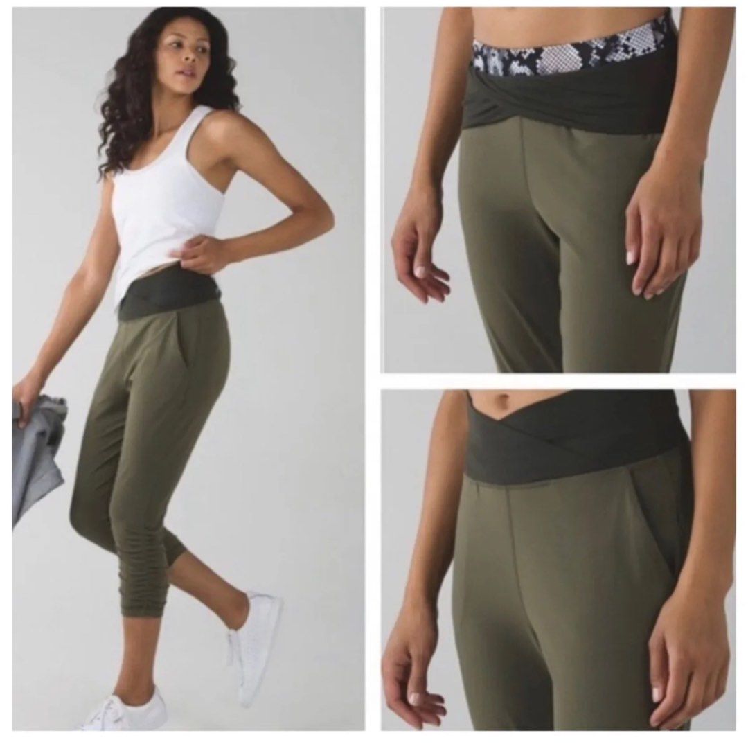 Lululemon high waisted crop leggings clearance