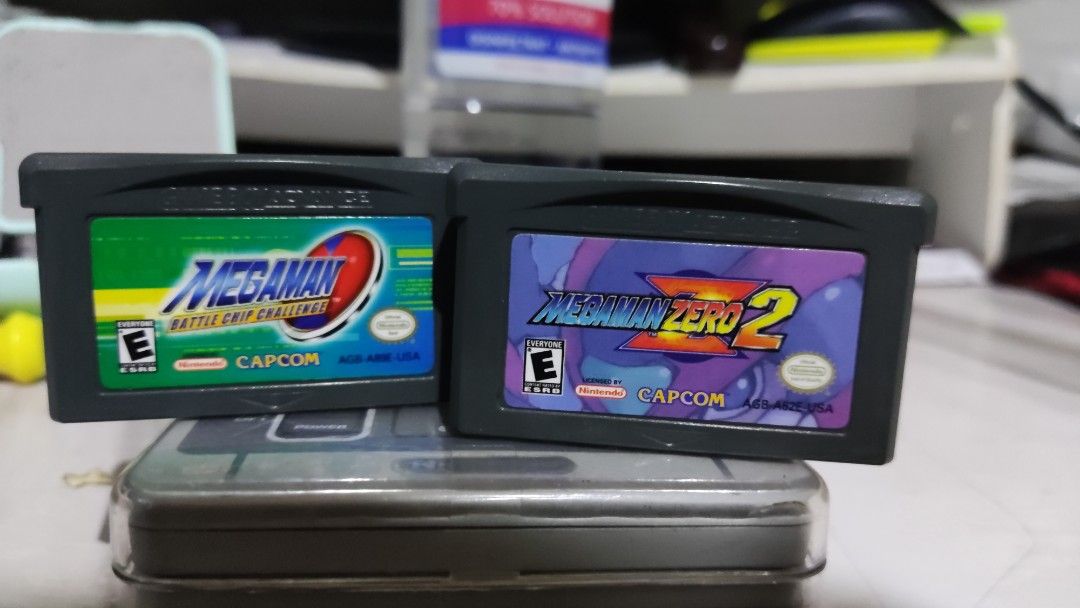 Megaman Battle Chip Challenge & Megaman Zero 2 (Category: Nintendo) located in Manila. Submitted by retrohere.gb (Listing ID 1303171441, Image 1). Description: For Sale Megaman Battle Chip Challenge Megaman Zero 2 Price: 3,500 Php (Fix Price) Good condition ung label malinis yung board tested & working with saves Location: Bacoor Cavite Mop: Gcash/Rbank/Bpi Shipping: Lalamove or Lbc.