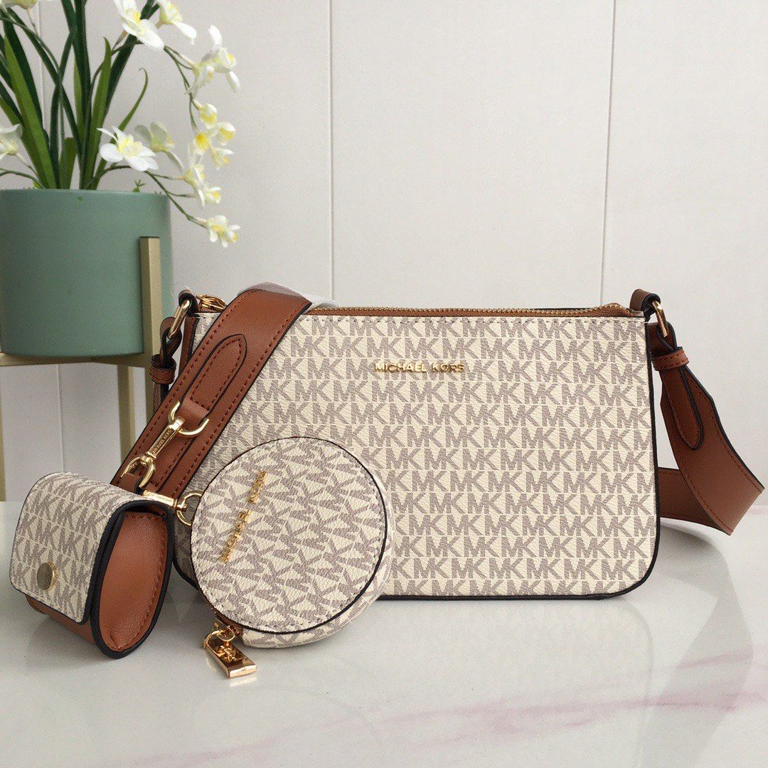 Tan mk crossbody cheap
