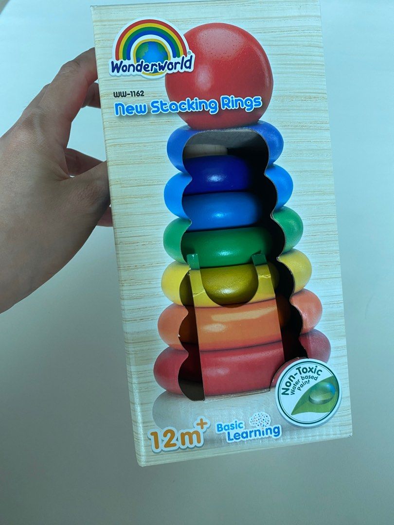 Montessori stacking rings best sale