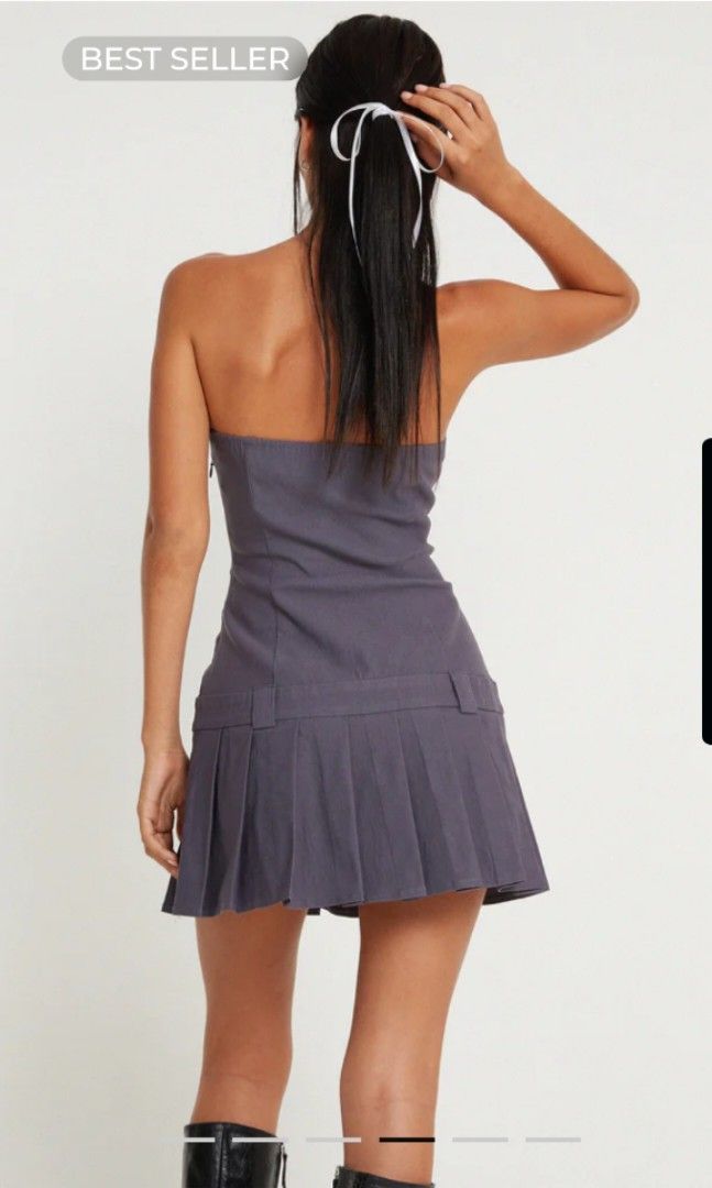 Motel rocks Payoda Bandeau Mini Dress In Dark Grey, Women's Fashion, Dresses & Sets, Dresses on Carousell Motel rocks Payoda Bandeau Mini Dress In Dark Grey, Women's Fashion, Dresses & Sets, Dresses on Carousell