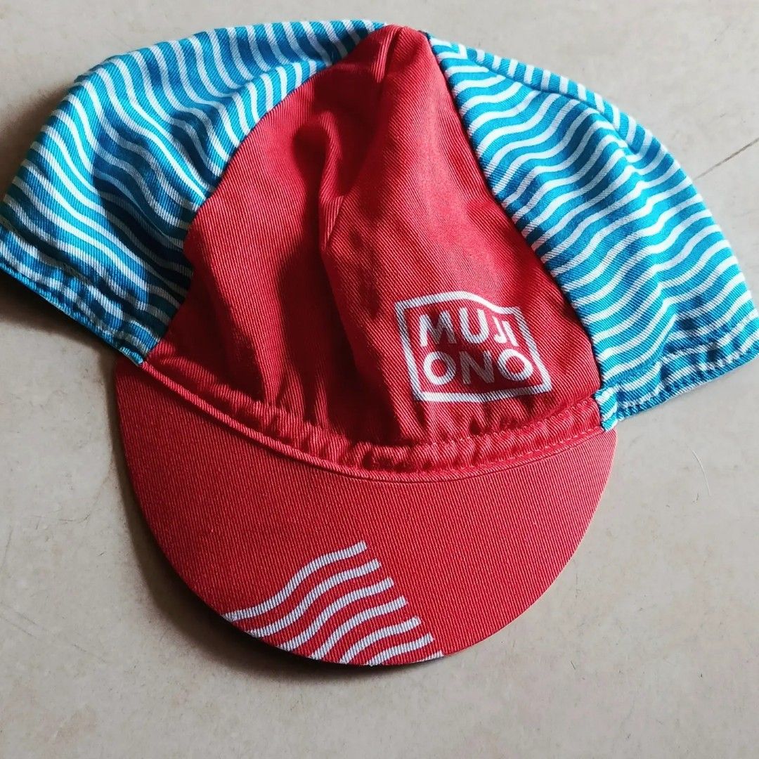 MUJIONO CYCLING CAP MCC BLUE GREEN RED Fesyen Pria Aksesoris Topi di Carousell