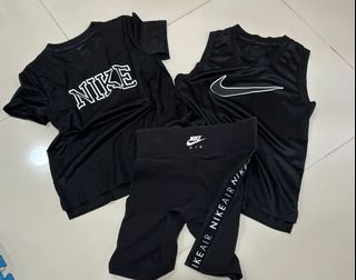 NIKE ACTIVE / sports wear shirt and shorts