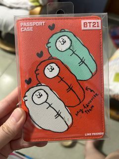 Official BT21 RJ Passport Case - Brand New