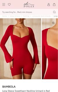 Oh Polly- Red Romper BNWT
