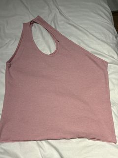 One Sided Pink Top