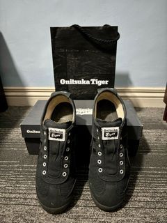 Onitsuka Tiger Black Slip-on