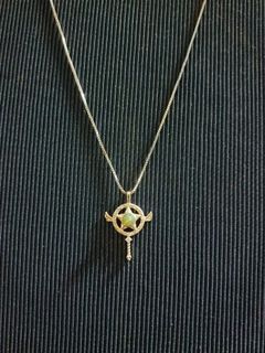 Card Captor Sakura design opal necklace