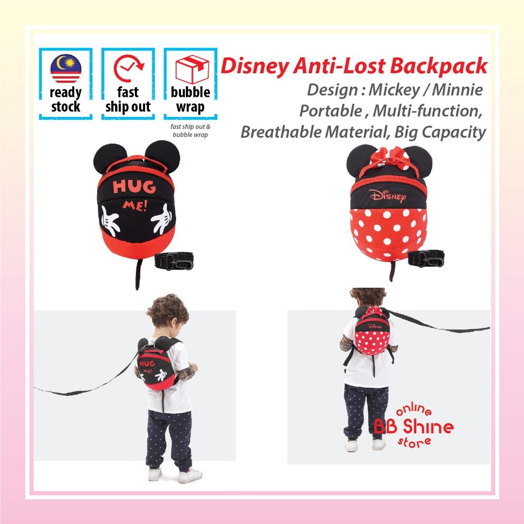 Disney anti lost backpack new arrivals