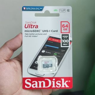Original Sandisk Ultra 64GB Micro SD Card