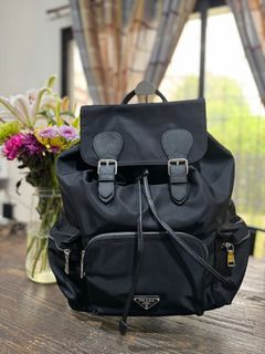 Prada unisex nylon backpack
