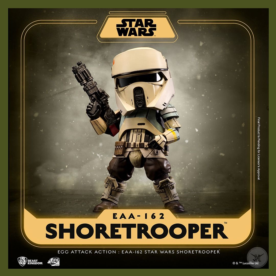 PRE-ORDER!! Egg Attack Action Star Wars Series: Star Wars Shoretrooper EAA-162 (Category: Figurines & Statues) located in Quezon City. Submitted by figsnkits (Listing ID 1303240381, Image 1). Description: PRE-ORDER!! Beast Kingdom: Egg Attack Action Star Wars Series: Star Wars Shoretrooper EAA-162 Pre-order price: Php 3,960 Min. DP: Php 1,000 (new) Php 600 (return customers) SRP: Php 4,400 Deadline: May 20, 2024 or until PO slots are full ETA: Q2