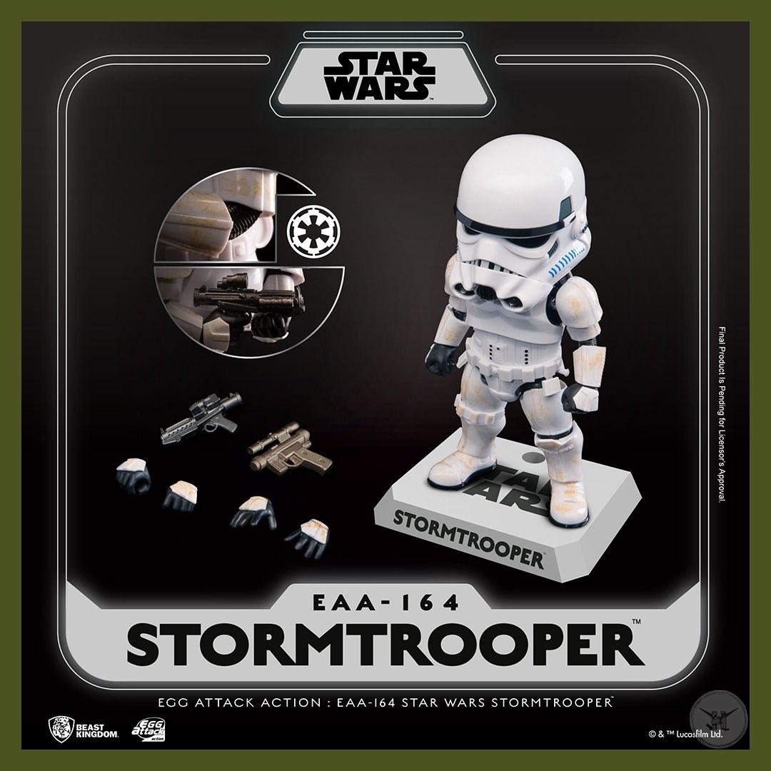 PRE-ORDER!! Egg Attack Action Star Wars Series: Star Wars Stormtrooper EAA-164 (Category: Figurines & Statues) located in Quezon City. Submitted by figsnkits (Listing ID 1303240411, Image 2). Description: PRE-ORDER!! Beast Kingdom: Egg Attack Action Star Wars Series: Star Wars Stormtrooper EAA-164 Pre-order price: Php 3,960 Min. DP: Php 1,000 (new) Php 600 (return customers) SRP: Php 4,400 Deadline: May 20, 2024 or until PO slots are full ETA: Q2