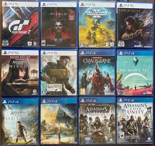 Ps4 and ps5 games