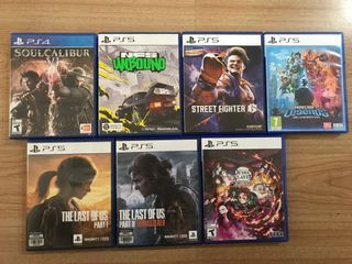 PS4 and PS5 games for sale