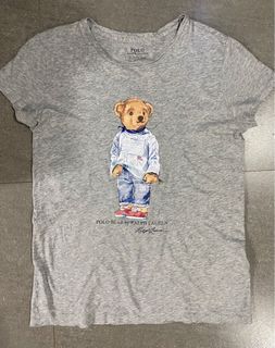 Ralph Lauren Polo Bear T-Shirt in Grey Marl