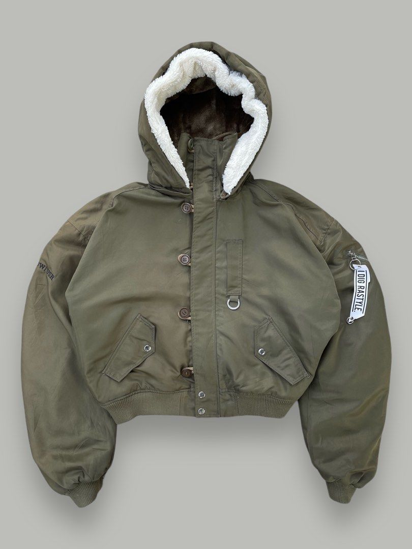 リバーシブル ファージャケット ma-1 y2k N2B グレー 【公式通販】