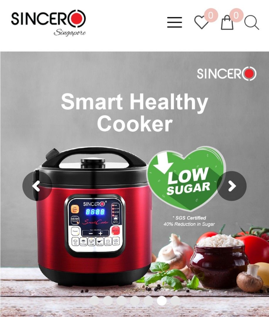 Sincero Multifunctionz Smart Rice Cooker 6L