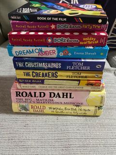 Roald Dahl, dork diaries, tom fletcher books