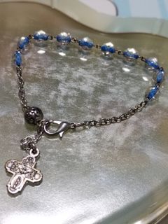 Rosary transparent bracelet