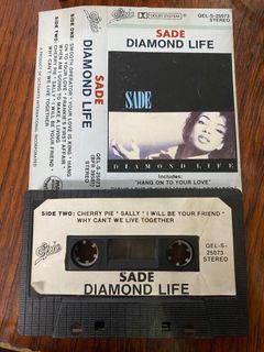 SADE - DIAMOND LIFE - Philippines Original Music Album Cassette Tape - Good Condition - RARE